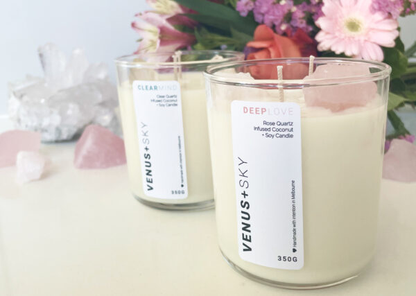 Deep Love + Clear Mind Candles Bundle