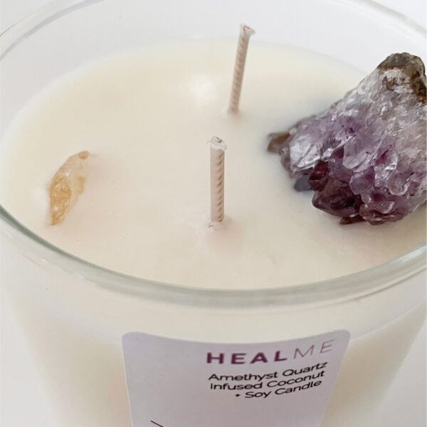 Heal Me Venus + Sky Candle Close Up