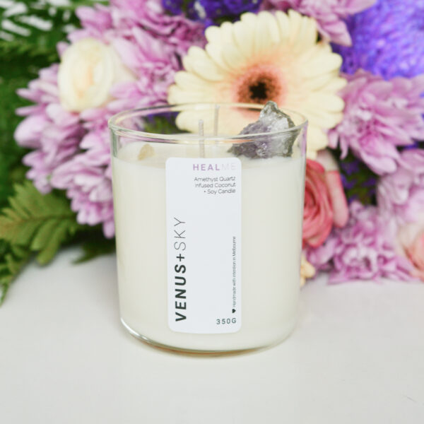 Heal Me Venus + Sky Candle Flowers